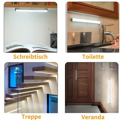🔮Bohrfreie intelligente Sensor magnetische aufladbare LED-Leuchte