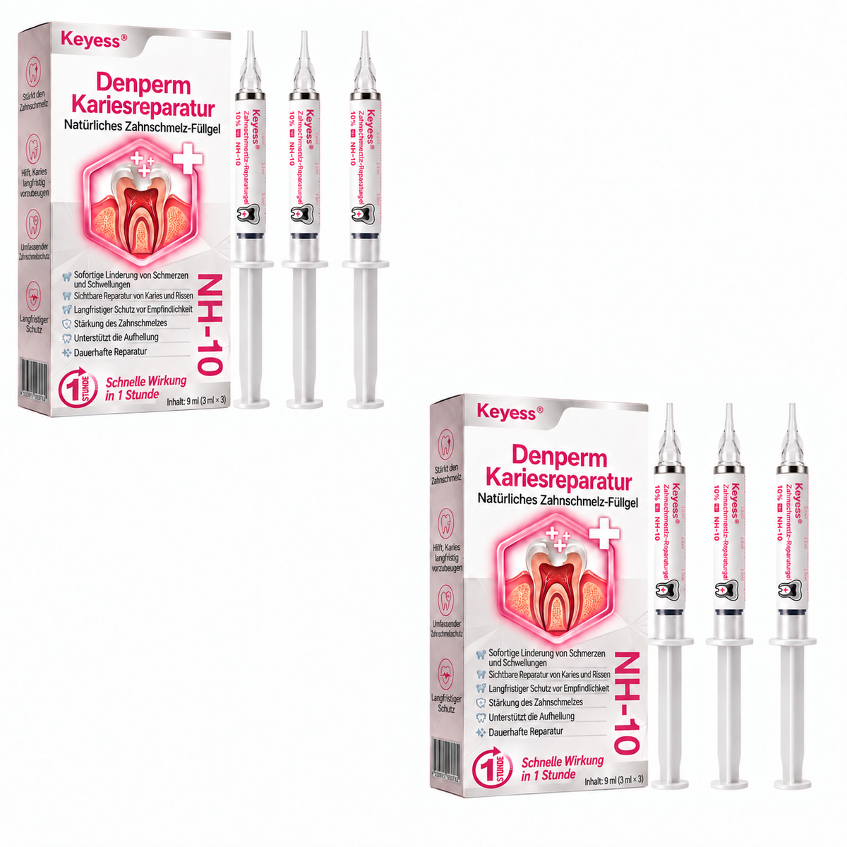 ✨👍Keyess® DenPerm🎉 — Gel zur natürlichen Zahnschmelzpflege bei Karies, empfindlichen Zähnen und geschwächtem Zahnschmelz