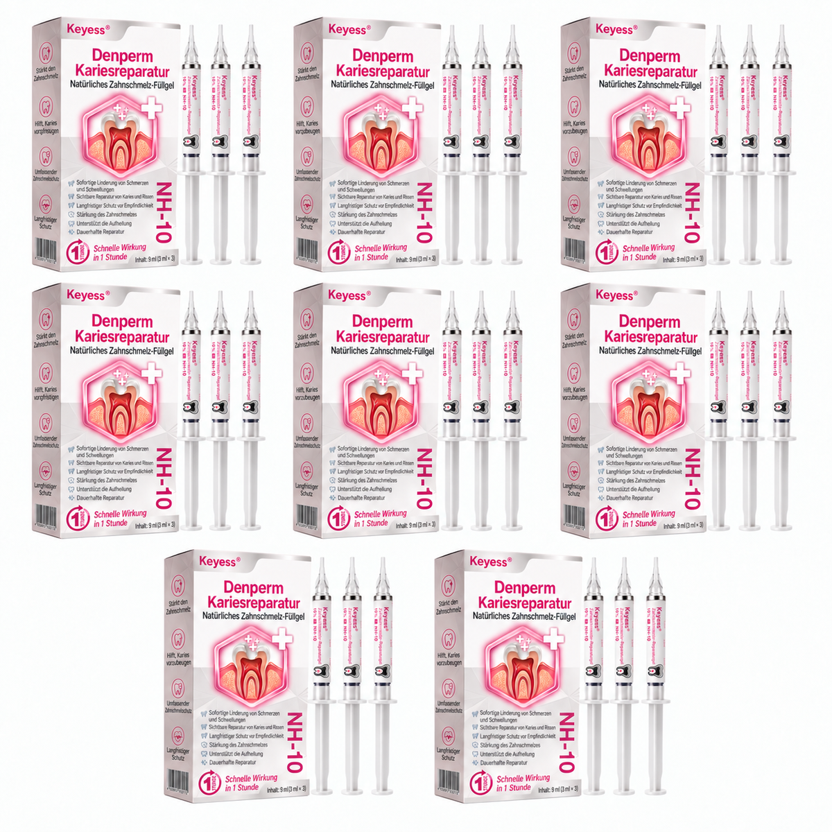✨👍Keyess® DenPerm🎉 — Gel zur natürlichen Zahnschmelzpflege bei Karies, empfindlichen Zähnen und geschwächtem Zahnschmelz