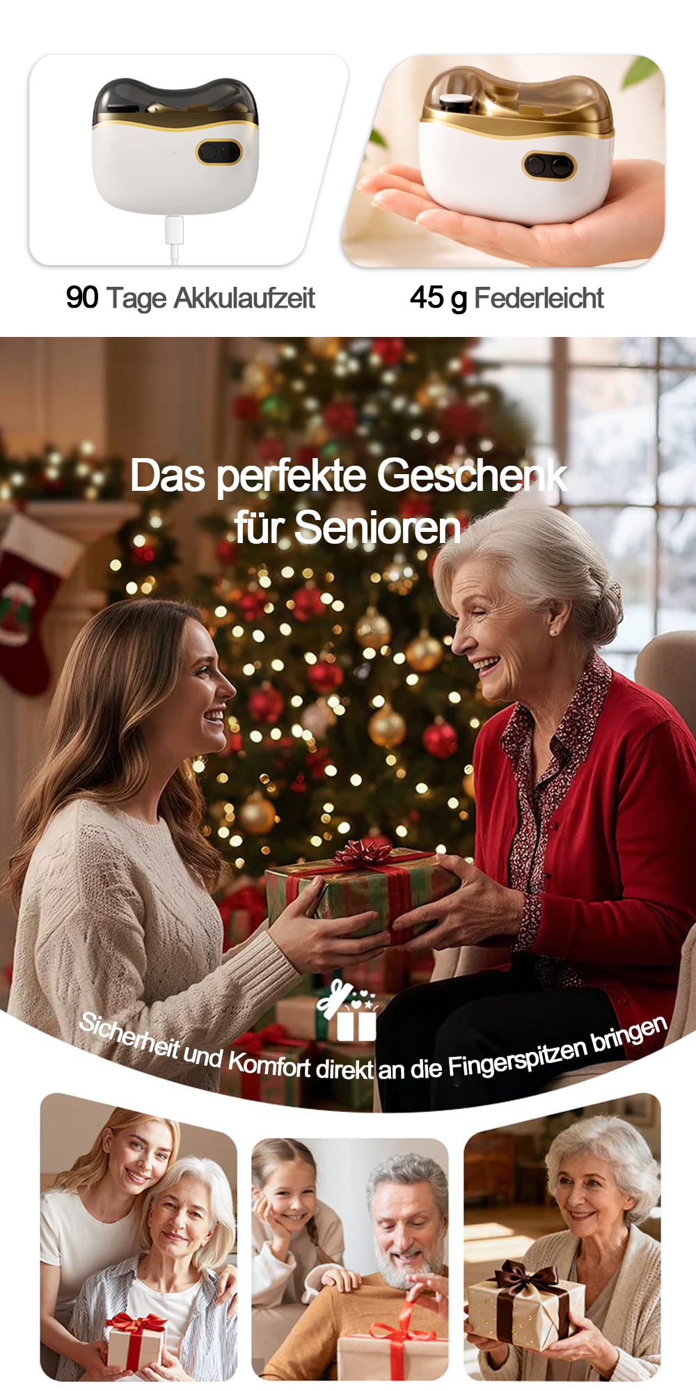 💥LETZTER TAG VERKAUF 50% RABATT💥 2-in-1 Elektrischer Nagelknipser & Polierer 🏆 Universelle automatische Nagelfeile für Erwachsene und Kinder👶