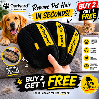 🐾 Remove Pet Hair Fast — Buy 2 Get 1 Free
