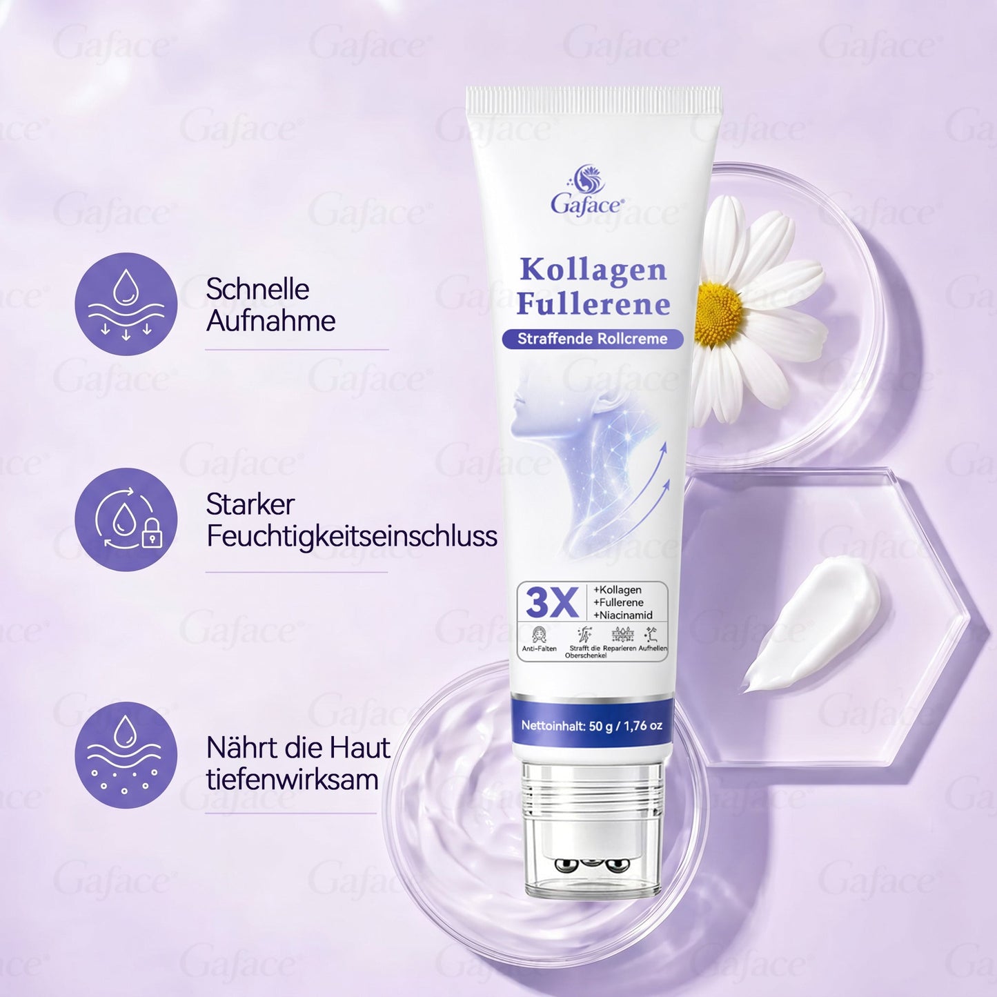 ✨👍𝐆𝐀𝐅𝐀𝐂𝐄® 𝐊𝐨𝐥𝐥𝐚𝐠𝐞𝐧- & 𝐅𝐮𝐥𝐥𝐞𝐫𝐞𝐧-𝐒𝐭𝐫𝐚𝐟𝐟𝐮𝐧𝐠𝐬-𝐑𝐨𝐥𝐥𝐜𝐫𝐞𝐦𝐞 ✨ 𝐊𝐨𝐥𝐥𝐚𝐠𝐞𝐧 & 𝐇𝐲𝐚𝐥𝐮𝐫𝐨𝐧𝐬ä𝐮𝐫𝐞 | 𝐒𝐭𝐫𝐚𝐟𝐟𝐭 𝐬𝐜𝐡𝐥𝐚𝐟𝐟𝐞 𝐇𝐚𝐮𝐭, 𝐫𝐞𝐝𝐮𝐳𝐢𝐞𝐫𝐭 𝐅𝐚𝐥𝐭𝐞𝐧 & 𝐦𝐢𝐧𝐝𝐞𝐫𝐭 𝐝𝐚𝐬 𝐃𝐨𝐩𝐩𝐞𝐥𝐤𝐢𝐧𝐧