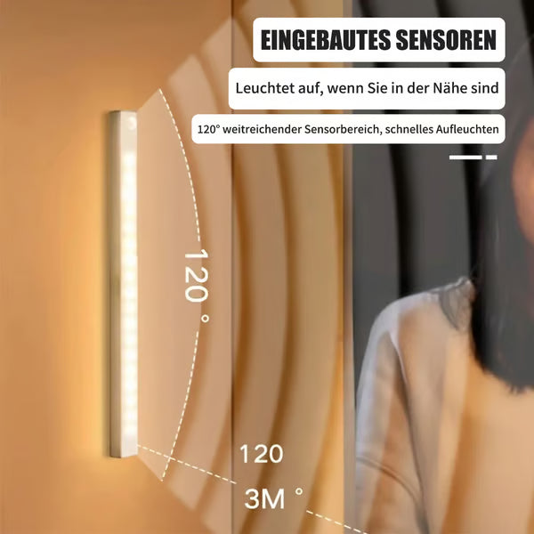 🔮Bohrfreie intelligente Sensor magnetische aufladbare LED-Leuchte