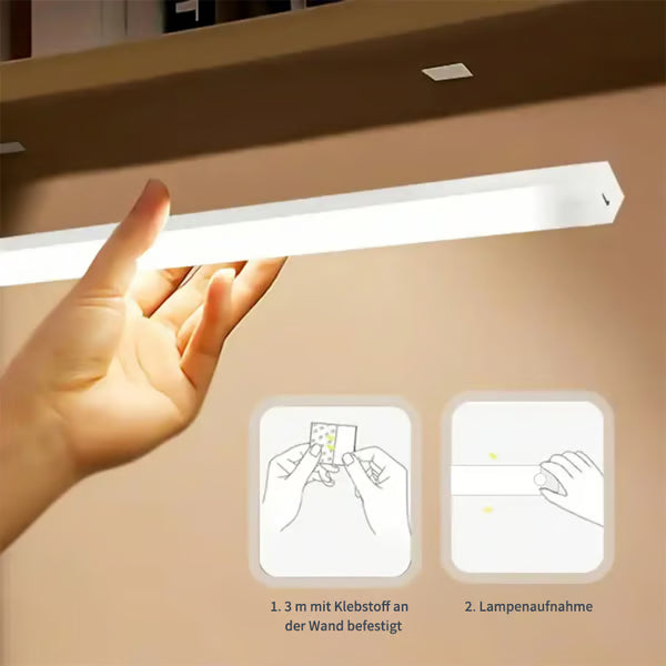 🔮Bohrfreie intelligente Sensor magnetische aufladbare LED-Leuchte