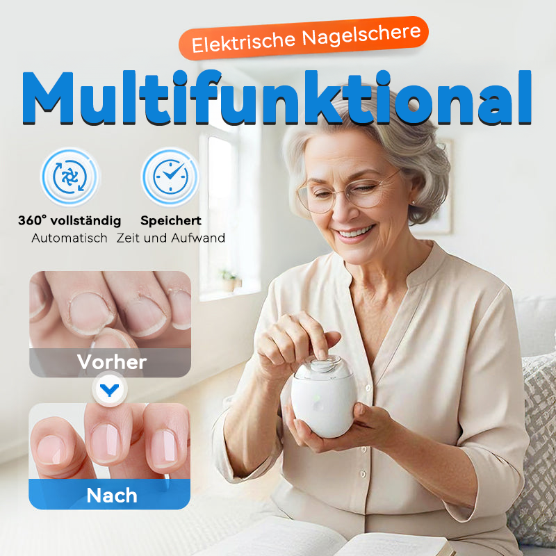 🎉 Neujahrs‑Special: 50 % Rabatt ✨ Multifunktionaler automatischer Nageltrimmer – 6 Geschwindigkeitsstufen, sicher und sanft für die einfache Nagelpflege 💅