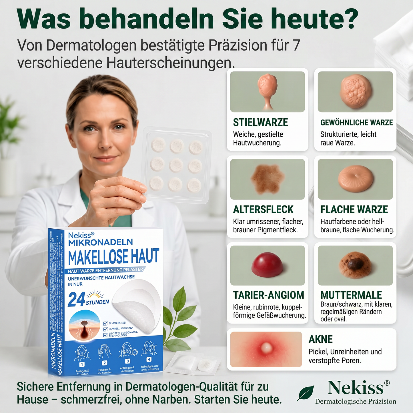 👩‍⚕️🎉𝑶𝒇𝒇𝒊𝒛𝒊𝒆𝒍𝒍𝒆𝒓 𝑺𝒕𝒐𝒓𝒆 | 𝑵𝐞𝒌𝐢𝐬𝐬® 🌿 𝑴𝒊𝒌𝒓𝒐𝒏𝒂𝒅𝒆𝒍𝒏 𝑴𝒂𝒌𝒆𝒍𝒍𝒐𝒔𝒆 𝑯𝒂𝒖𝒕 𝑯𝒂𝒖𝒕 𝑾𝒂𝒓𝒛𝒆 𝑬𝒏𝒕𝒇𝒆𝒓𝒏𝒖𝒏𝒈 𝑷𝒇𝒍𝒂𝒔𝒕𝒆𝒓 (𝐹ü𝑟 𝐻𝑎𝑢𝑡𝑎𝑛ℎä𝑛𝑔𝑠𝑒𝑙, 𝑘𝑙𝑒𝑖𝑛𝑒 𝐻𝑎𝑢𝑡𝑤𝑢𝑐ℎ𝑒𝑟𝑢𝑛𝑔𝑒𝑛, 𝑊𝑎𝑟𝑧𝑒𝑛, 𝑀𝑢𝑡𝑡𝑒𝑟𝑚𝑎𝑙𝑒, 𝐴𝑙𝑡𝑒𝑟𝑠𝑓𝑙𝑒𝑐𝑘𝑒𝑛 𝑢𝑛𝑑 𝑃𝑖𝑔𝑚𝑒𝑛𝑡𝑠𝑡ö𝑟𝑢𝑛𝑔𝑒𝑛.)