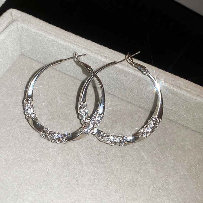 🌙💎CZTICLE® Zirkonia-Kreolen (🔥Jahresendverkauf – 60 % Rabatt)